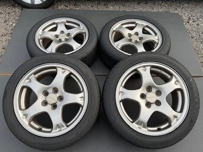 JDM Subaru Impreza WRX STi GC8 genuine wheels with tires used / 16-inc (No Tires)