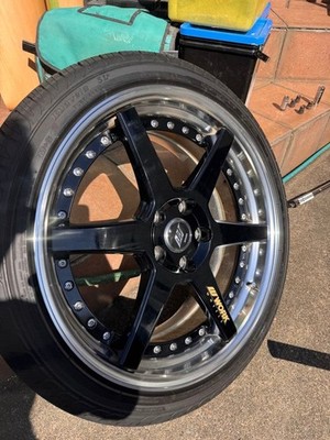 JDM WORK ZEAST 19-inch wheels with tires (No Tires)