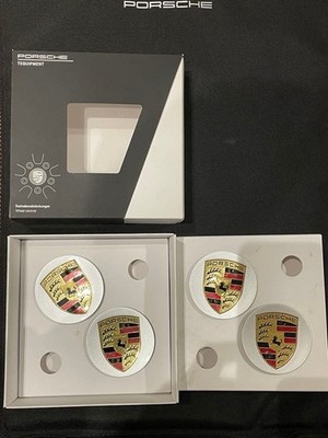 JDM Genuine PORSCHE Wheel Center Caps Set of 4 Individual (No Tires)