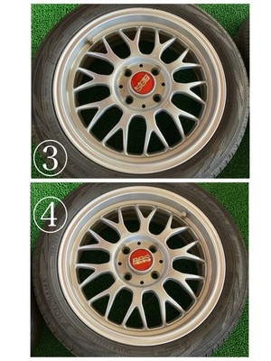 JDM BBS postage 3432-4334 yen Hokkaido RG390 PCD100 4H Tread depth 90% (No Tires) - Image 5