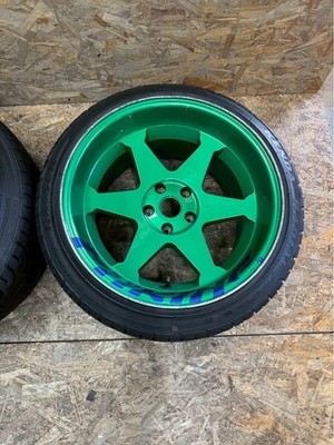 JDM Rare326 power Yabaking 18x10.5J-5 PCD114.3 5-hole Mitsuru Power Yab (No Tires) - Image 3