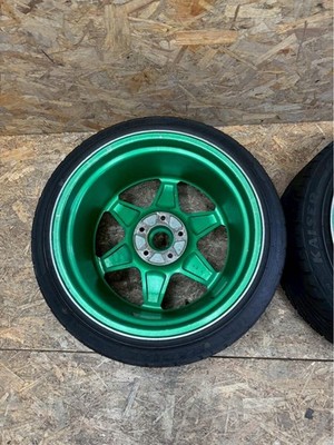 JDM Rare326 power Yabaking 18x10.5J-5 PCD114.3 5-hole Mitsuru Power Yab (No Tires) - Image 5