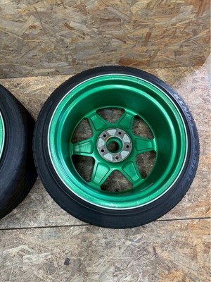JDM Rare326 power Yabaking 18x10.5J-5 PCD114.3 5-hole Mitsuru Power Yab (No Tires) - Image 6