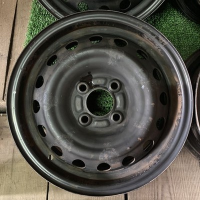 JDM Nissan genuine wheels for older cars like the AD Van Note Cube and (No Tires) - Image 2