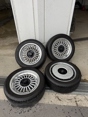 JDM Rare Volk Racing 4-Wheel Set with Center Caps Aero Disc 15-inch 6.5 (No Tires) - Image 2