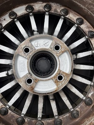 JDM Rare Volk Racing 4-Wheel Set with Center Caps Aero Disc 15-inch 6.5 (No Tires) - Image 5