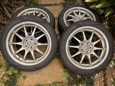 JDM RAYS VOLK RACING CE28 17x7.5J +50 5-hole PCD100 forging wheels 4-bo (No Tires)