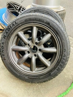 JDM RS Watanabe 168-Wheel Set Spoke Wheels x 2 Books / KENDA Tire Set (No Tires)