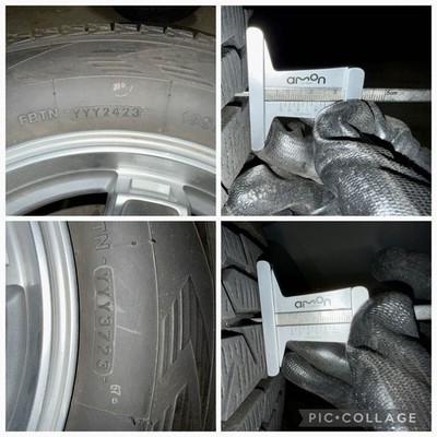 JDM Excellent tread depth 195/80R15 Yokohama IceGUARD G075 manufacture (No Tires) - Image 9