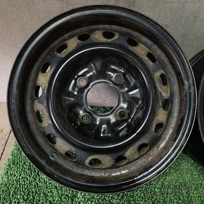 JDM Nissan genuine wheels old car Primera blue bar 1414 x 5.5J +45 PCD (No Tires) - Image 4