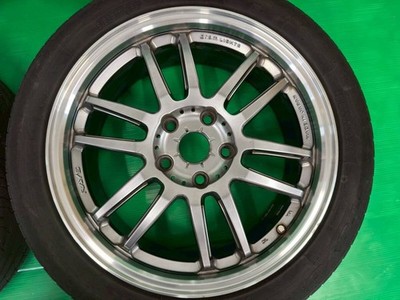 JDM Rare RAYS gram LIGHTS 57Ultimate 17x7J PCD114.3 5 holes ET approx. (No Tires) - Image 3