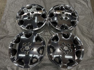 JDM Toyota 30 Celsior genuine 17x7.5j+45 5-hole PCD114.3 4-Wheel Set chrome (No Tires)
