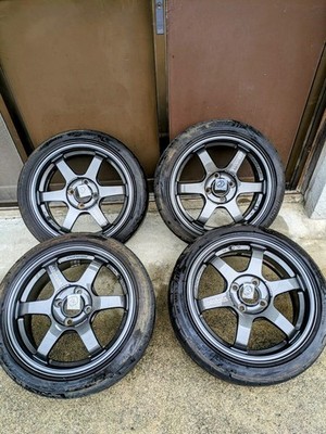 JDM RAYS TE37 SONIC 15x6J+36 2-Wheel Set / 15x6J+42 2-Wheel Set PCD100-4H Perfect fi (No Tires)
