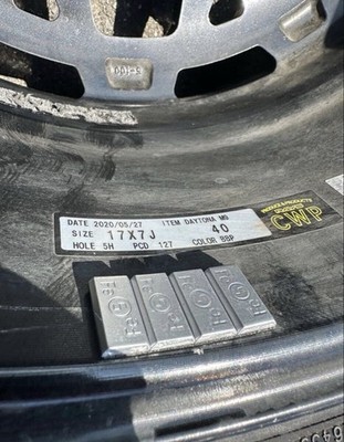 JDM 4-Wheel Set RAYSTEAMDAYTONA M9 x BFGoodrich oars Terrain Rays Racing Nuts (No Tires) - Image 7