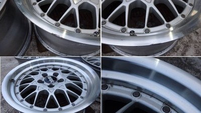 JDM Tag setting GT-R Size BBS RSⅡ 17 Aluminum Wheel 9J +20 5-hole 114. (No Tires) - Image 5