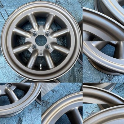 JDM ? Deep Rim RS Watanabe Eight Spoke 14x6.5J OFF+14.5 4H PCD100 B-typ (No Tires) - Image 5