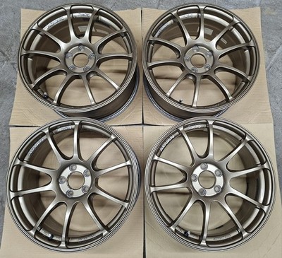 JDM Yokohama ADVAN Racing RZ wheels 4-Wheel Set size 17x7.5J 100mm diameter. (No Tires)