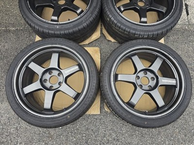 JDM RAYS TE37 ULTRA 8.5J +35 9.5J +35 R19 PCD114.3 RAYS VOLK RACING TE (No Tires) - Image 3