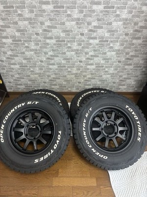 JDM kudo-j RAYS A・LAP-J-MB matteblack 4-Wheel Set tire set Open Country RT (No Tires)