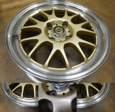 JDM 16-853Rare CRIMSON Racing Sparco NS-3 15in 6.5J +35 PCD100-4H for (No Tires) - Image 4