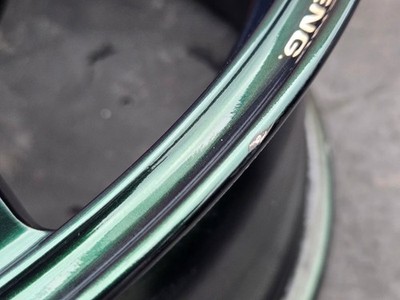 JDM OP color・Racing greenRAYS TE37SAGA S-PLUS 18X9.0J +35 PCD114.3-5H4 (No Tires) - Image 3