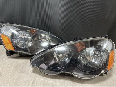 JDM Clear Lenses Honda Genuine HID Headlights DC5 Type R Left and Righ (No Tires)