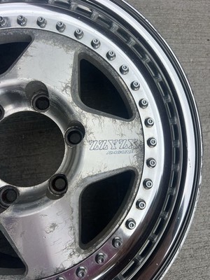 JDM RAGUNA ZZYZX 16x8J actual measurement PCD139.7 6-hole 2-Wheel Set De (No Tires) - Image 7