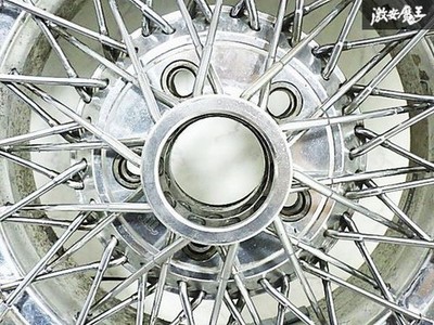 JDM Nuts included. Fortex Monarch 15114.3 5-hole 6.5J Wire Wheel 4-Boo (No Tires) - Image 6