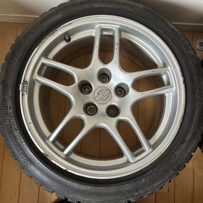 JDM Nissan Skyline GT-R BCNR33 genuine alloy wheels 17x9J 5H BCNR33 (No Tires) - Image 5