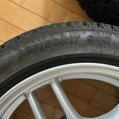 JDM Nissan Skyline GT-R BCNR33 genuine alloy wheels 17x9J 5H BCNR33 (No Tires) - Image 6