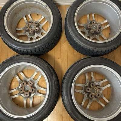 JDM Nissan Skyline GT-R BCNR33 genuine alloy wheels 17x9J 5H BCNR33 (No Tires) - Image 8