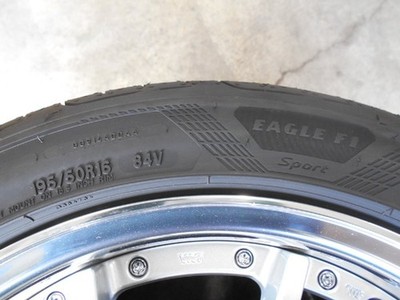 JDM Roadster Work Resultard wheels with minimal scratches 195/50R16 GY (No Tires) - Image 2