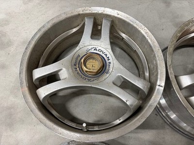 JDM ① Super Advan SA3R 17x7J ET35 4-hole 114.3 4-Wheel Set (No Tires) - Image 2