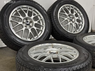 JDM Forged with excellent tread depth BBS RG 17in 7JJ +55 PCD100 Hub d (No Tires) - Image 2
