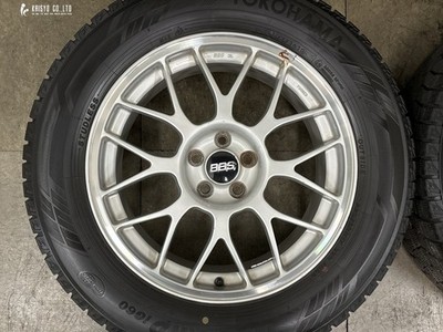 JDM Forged with excellent tread depth BBS RG 17in 7JJ +55 PCD100 Hub d (No Tires) - Image 3