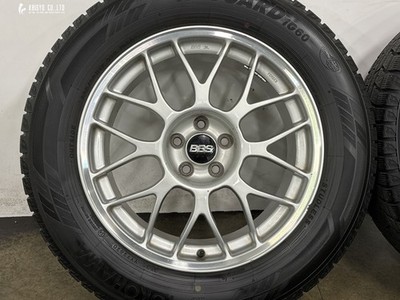 JDM Forged with excellent tread depth BBS RG 17in 7JJ +55 PCD100 Hub d (No Tires) - Image 5