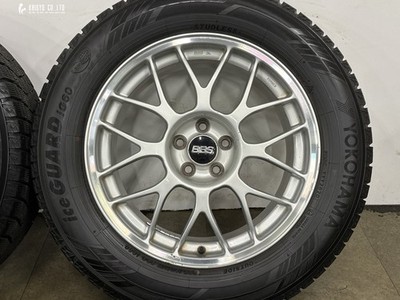 JDM Forged with excellent tread depth BBS RG 17in 7JJ +55 PCD100 Hub d (No Tires) - Image 6