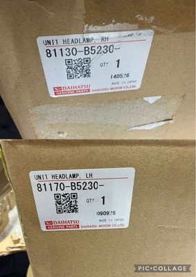 JDM No damage Genuine Daihatsu Hi-Z Cargo Atrai left and right set LED (No Tires) - Image 10