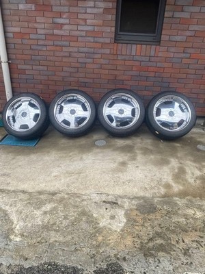 JDM WORK Euroline 19 deep rims 2024 model Continental 245/45/19 tires. (No Tires)