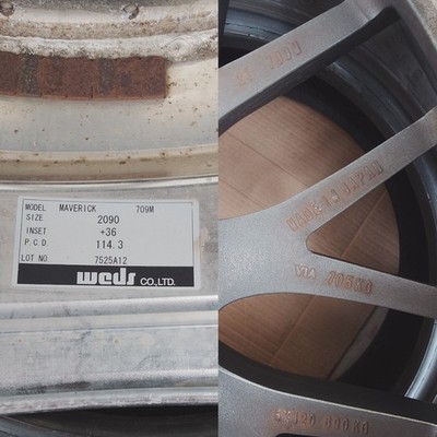JDM MAVERICK 709M 20x9 ET36 PCD114 Maverick Japan Deep Rim 2-Piece Low (No Tires) - Image 2