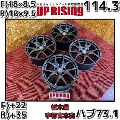 JDM SSR GTV03 18x8.5J/9.5J 114.3 5H +22/+35 Hub 73.1 ♪Wheel only 4-Wheel Set (No Tires)