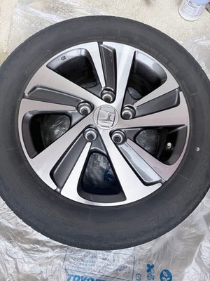 JDM 4-Wheel Set Honda Genuine 15-inch Aluminum Wheel and Tire Set with Nuts (No Tires)