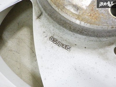 JDM RareRAYS 15x6.5J +15 4-hole PCD114.3 AE86 Levin Trueno S13 SUPER VO (No Tires) - Image 9