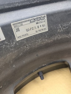 JDM RAYS TE37 ULTRA 8.5J +35 9.5J +35 R19 PCD114.3 RAYS VOLK RACING TE (No Tires) - Image 8