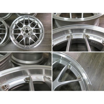 JDM BBS RS907 4Wheels 18x7.5+48 5x100 Silver (No Tires) - Image 2