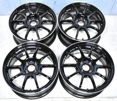 JDM ADVAN RZ2 RZII 16x6.5J 4-hole PCD98 +35 black GBR 4-Wheel Set lightweight (No Tires)