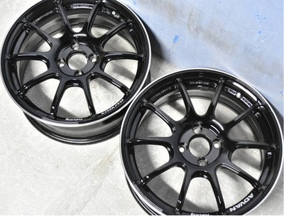 JDM ADVAN RZ2 RZII 16x6.5J 4-hole PCD98 +35 black GBR 4-Wheel Set lightweight (No Tires) - Image 3