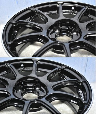 JDM ADVAN RZ2 RZII 16x6.5J 4-hole PCD98 +35 black GBR 4-Wheel Set lightweight (No Tires) - Image 6