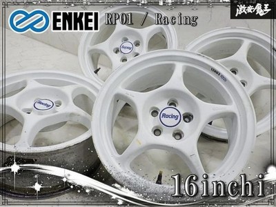 JDM ENKEI Enkei Racing RP01 16x7J +35 5H PCD100 Aluminum Wheel 4-Wheel Set wh (No Tires)