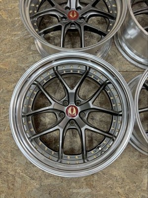 JDM Rare AIMGAIN GTM 20x10J-1 10J-10 PCD114.3 5-hole 5H Fits Crown Alph (No Tires) - Image 2